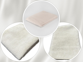 25/44.hét - Szülinapi hetek I - Szépség Szett - Homok (Fürdőlepedő, Turbán, Kozmetikai)