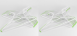 25/44.hét - Szülinapi hetek I - Vállfa ZÖLD szett -- 10 db --