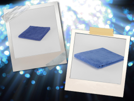 25/51.hét - Last minute ajándékötletek - Fürdőlepedő (70*140) KÉK + Kozmetikai (25*25) KÉK