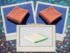 25/51.hét - Last minute ajándékötletek - 2 db LAZAC Konyharuha(40*70)+Bambusz mosogatókendő(28*28)