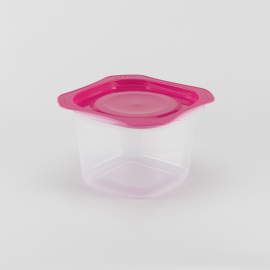 26/15.hét - Tavaszi virágzás - 900 ml Magas Frissentartó PINK fedővel