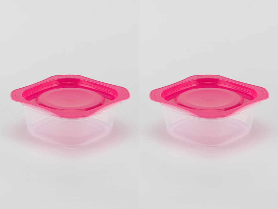 26/06.hét - Párosan szép az élet - 500 ml Frissentartó edény PINK ---2 db---