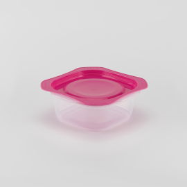 26/31.hét - Készletkisöprés hete! - 500 ml Frissentartó edény (1 db) PINK fedővel