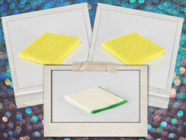 25/51.hét - Last minute ajándékötletek - 2db KIVIZÖLD Konyharuha(40*70)+Bambusz mosogatókendő(28*28)